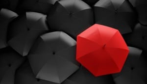 Regenschirm als Werbegeschenk